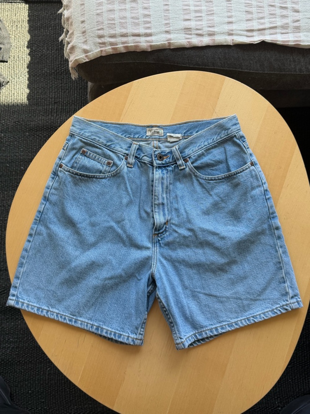 Midrise Blue Denim Shorts | 26/27”